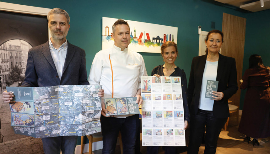 Madrid lanza el mapa gastronómico “Todo Madrid para comérselo”